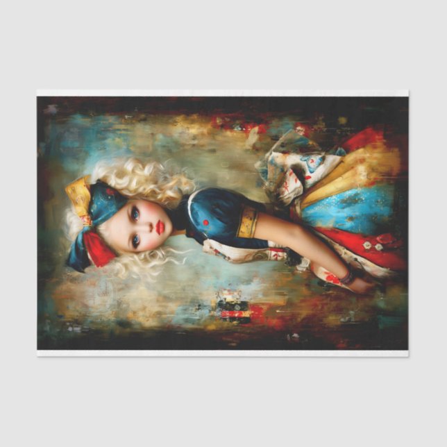 Papel De Seda Fantasy Portrait of a Modern Alice DY7L Decoupage (Frente )