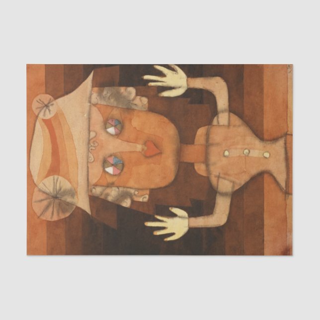 Papel De Seda Fantoche de Paul Klee (Frente )