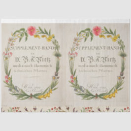 Papel De Seda Farinha Ferida Tecido botânico