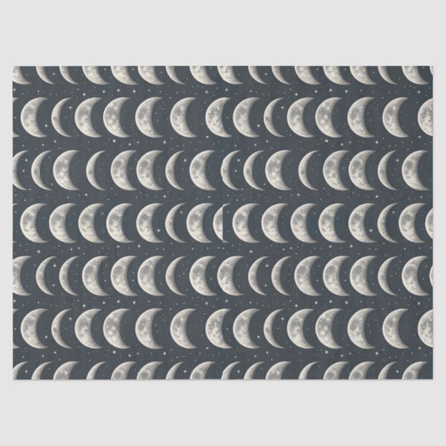 Papel De Seda Fase da Lua Celestial (2) (Frente )