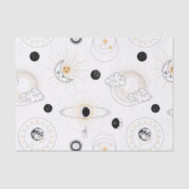 Papel De Seda Fases da lua solares planetas retrorreflectores es