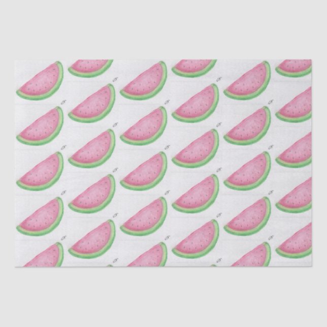 Papel De Seda Fatias de melancia (Frente )
