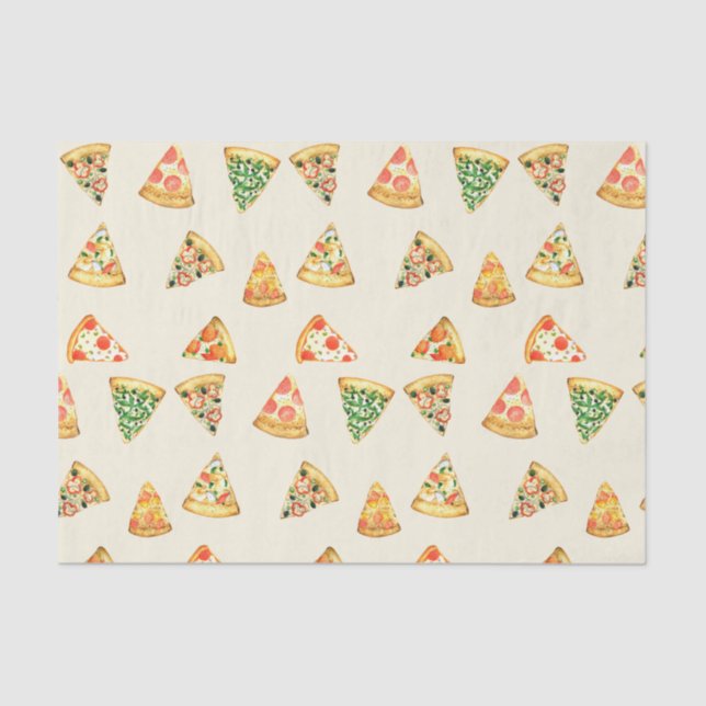 Papel De Seda Fatias de Pizza para Pizza Lovers (Frente )