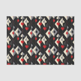 Papel De Seda Fatos de jogar cartas no pôquer.