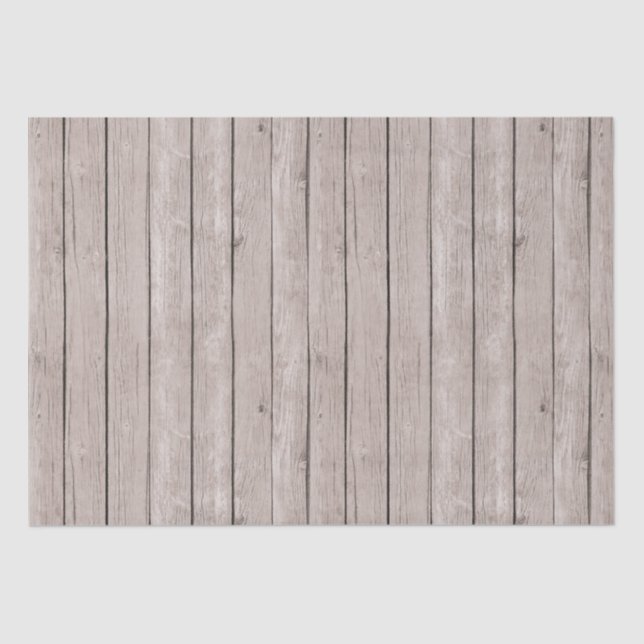 Papel De Seda Faux Rustic Wood Brown (Frente )