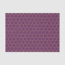 Favo de Mel Roxo e Dourado (Design 15 Série Roxa)