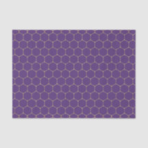 Favo de Mel Roxo e Dourado (Design 16 Série Roxa)