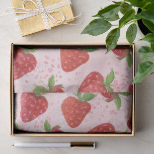 Papel De Seda Favor de Obrigado por Morango Doce Churrasco de Be