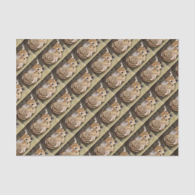 Papel De Seda Fawn (Frente )
