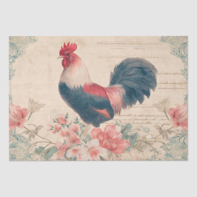 Papel De Seda Fazenda do Galo Vintage (Frente )