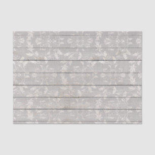 Papel De Seda Fazenda Rústica Shabby Chic Branco Madeira Decorat