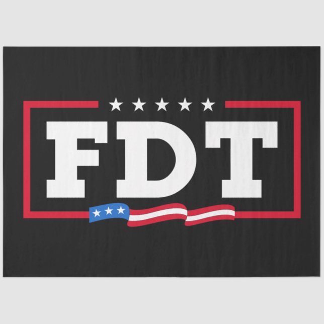 Papel De Seda FDT Funny Anti-Trump No-Trump (Frente )