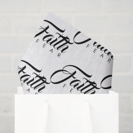 Papel De Seda Fé sobre o Medo Branco