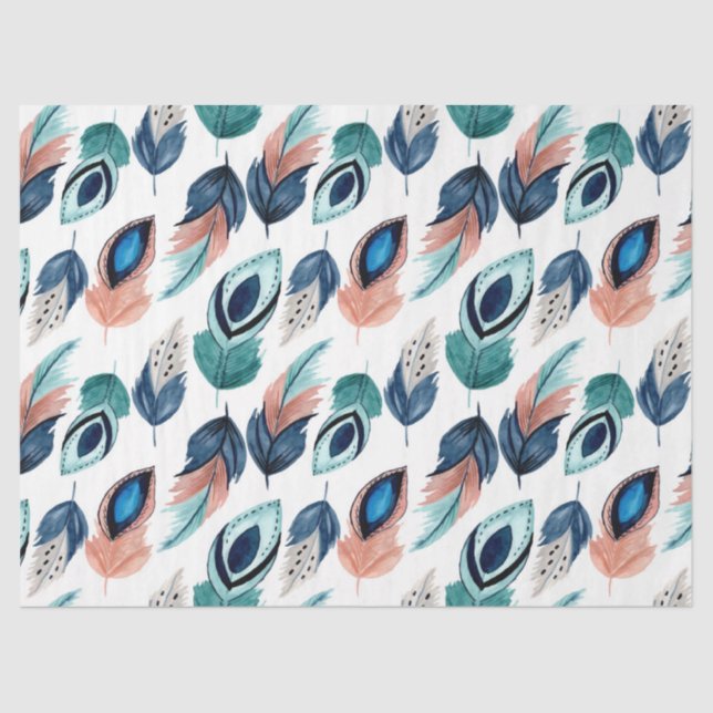 Papel De Seda Feather Series Design 2 (Frente )