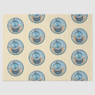 Papel De Seda Fechamento do Relógio Astronômico de Praga, R. C