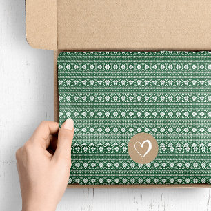 Papel De Seda Feira Verde de Hunter Isle natalino Padrão