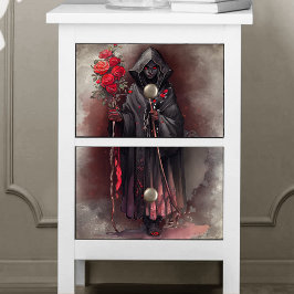 Papel De Seda Feitiçaria | Bruxa Escura Sombreada Brilhando Olho