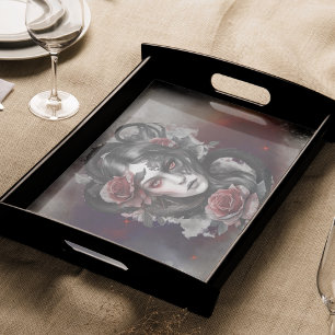 Papel De Seda Feitiçaria Demônio Chifre-Escuro com Olhos Verme