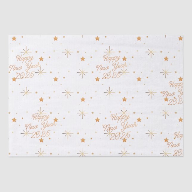 Papel De Seda Feliz ano novo (Frente )