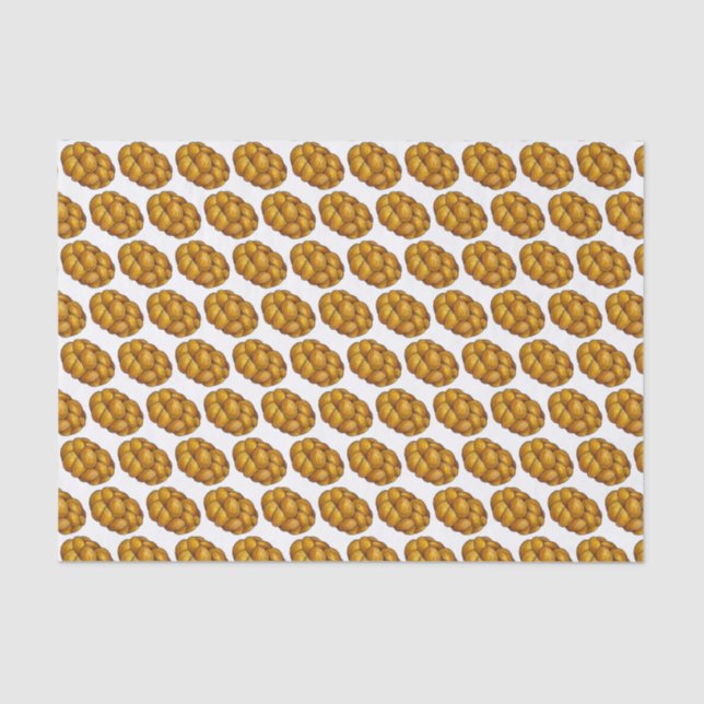 Papel De Seda Feliz Challah Dias Hanukkah Chanukah Pão Judeu (Frente )