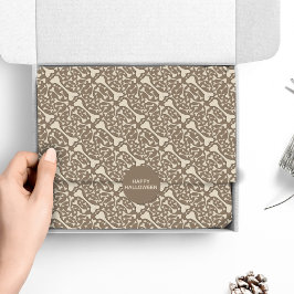 Papel De Seda Feliz Dia das Bruxas do Esqueleto