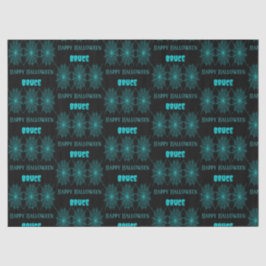 Papel De Seda Feliz Dia das Bruxas Névoa Névoa preto