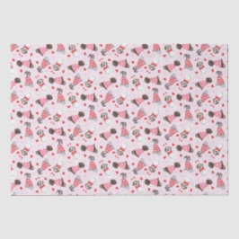 Papel De Seda Feliz Dia dos Namorados Grandes Caninos