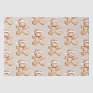Papel De Seda Feliz Gingerpão e Star Cookie