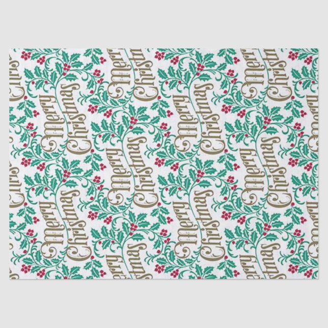 Papel De Seda "Feliz Natal" (Frente )