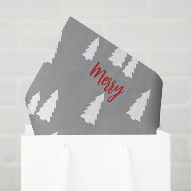 Papel De Seda Feliz Natal do Feriado de Cabina (Sacola de presentes)