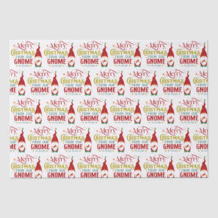 Papel De Seda Feliz Natal Do Nosso Gnomo Para O Seu