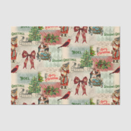 Papel De Seda Feliz Natal e Saudações Seasons