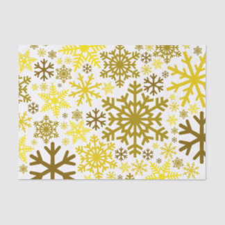 Papel De Seda Feliz Natal Padrão de Floco de Neve de inverno