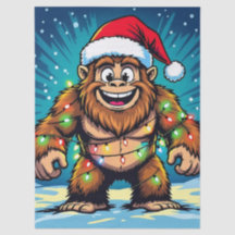 Feliz Natal Pé Grande Sasquatch