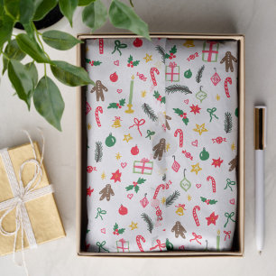 Papel De Seda Feliz Natal - Portalhão Espantoso