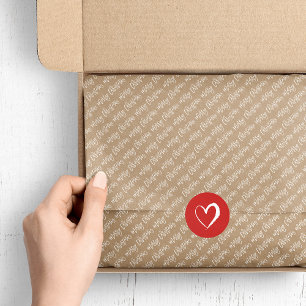 Papel De Seda Feliz Natal Script Cores editáveis