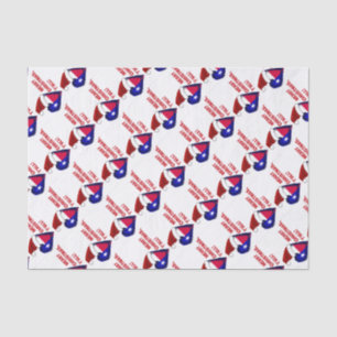 Papel De Seda Feliz Natal, você - papai noel de Texas