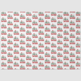 Papel De Seda Feliz Navidad