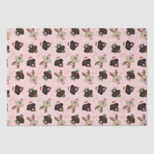 Papel De Seda Feliz Pawlidays Labrador Retriever Cães