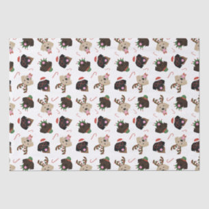 Papel De Seda Feliz Pawlidays Labrador Retriever Cães