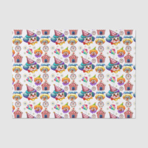 Papel De Seda Felizes Palhaços