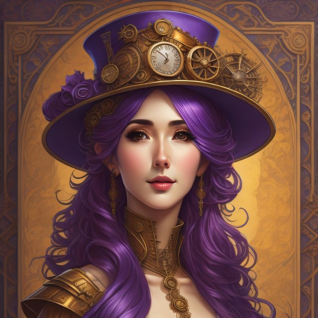 Papel De Seda Feminine steampunk woman tissue paper Decoupage (Criador carregado)