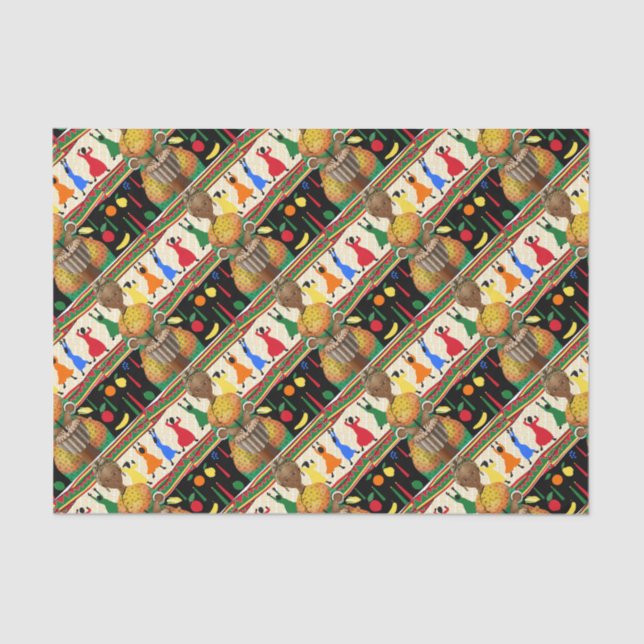 Papel De Seda Feriado Afro-Americano Kwanzaa (Frente )