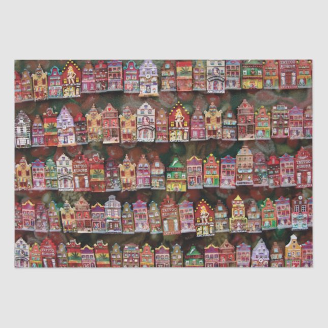 Papel De Seda Feriado Amsterdã  (Frente )