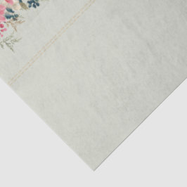 Papel De Seda Feriado botânico tradicional de tapeçaria de natal