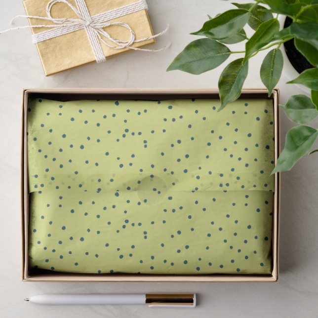 Papel De Seda Feriado da Pereira - Baga Alegre - Verde Bartlett (Presente)