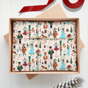 Papel De Seda Feriado de Natais vintages Nozes