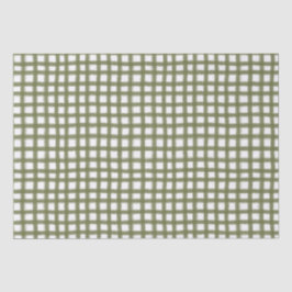 Papel De Seda Feriado de Xadrez Clássico Elegante