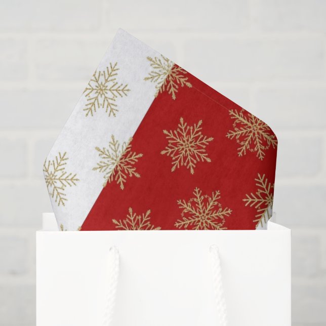 Papel De Seda Férias Listradas de Vermelho e Branco (Sacola de presentes)
