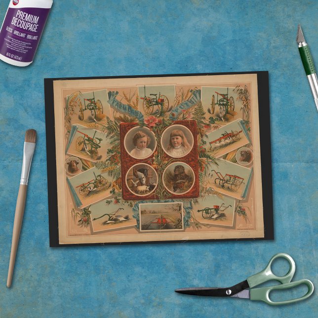 Papel De Seda Ferramentas de Empurramento de Farmer Desligamento (Criador carregado)